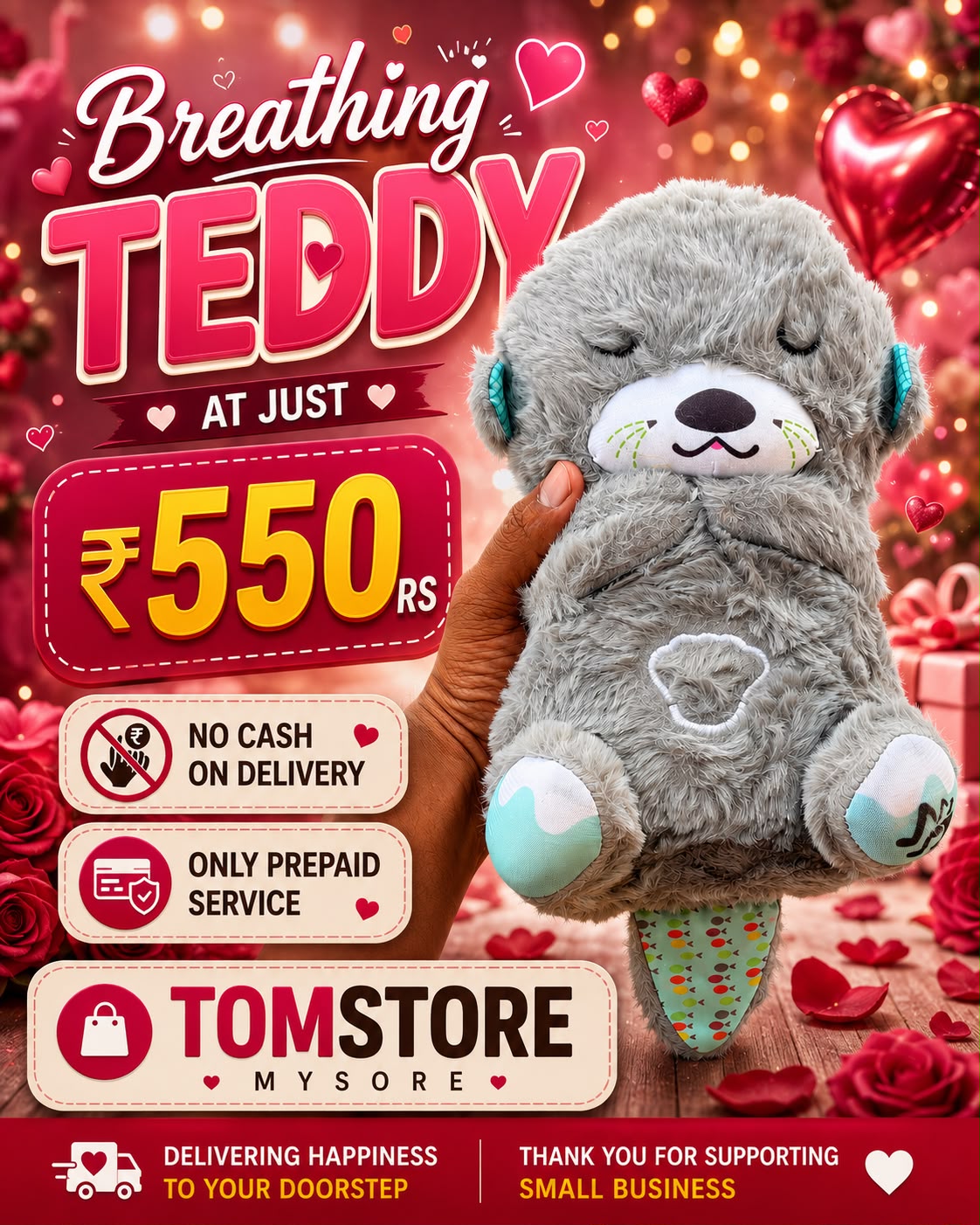 Breathing Teddy Bear