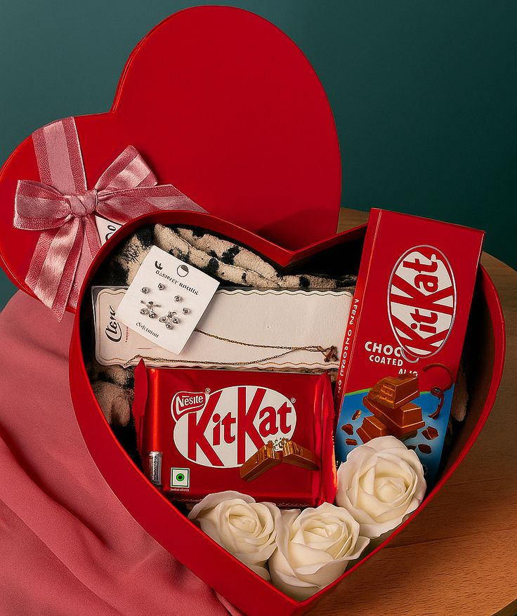Heart Shaped Chocolate Gift Hamper